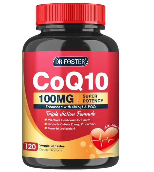 Coenzima CoQ10 400mg com PQQ, 120 Cápsulas, Dr Foster