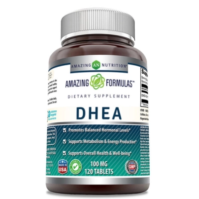 DHEA 100mg, 120 Comprimidos, Amazing Formulas