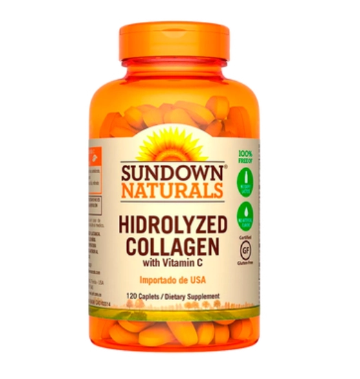Colágeno Hidrolisado, 120 Comprimidos. Sundown