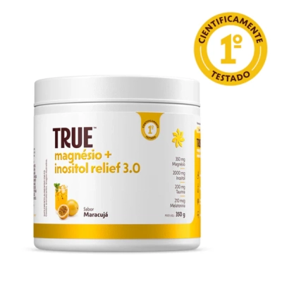 Magnésio + Inositol Relief 3.0, Sabores, 350g, True Source