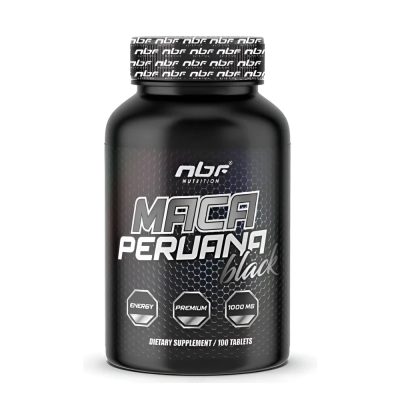 Maca Peruana Black, 1000mg, 100 Comprimidos, NBF Nutrition