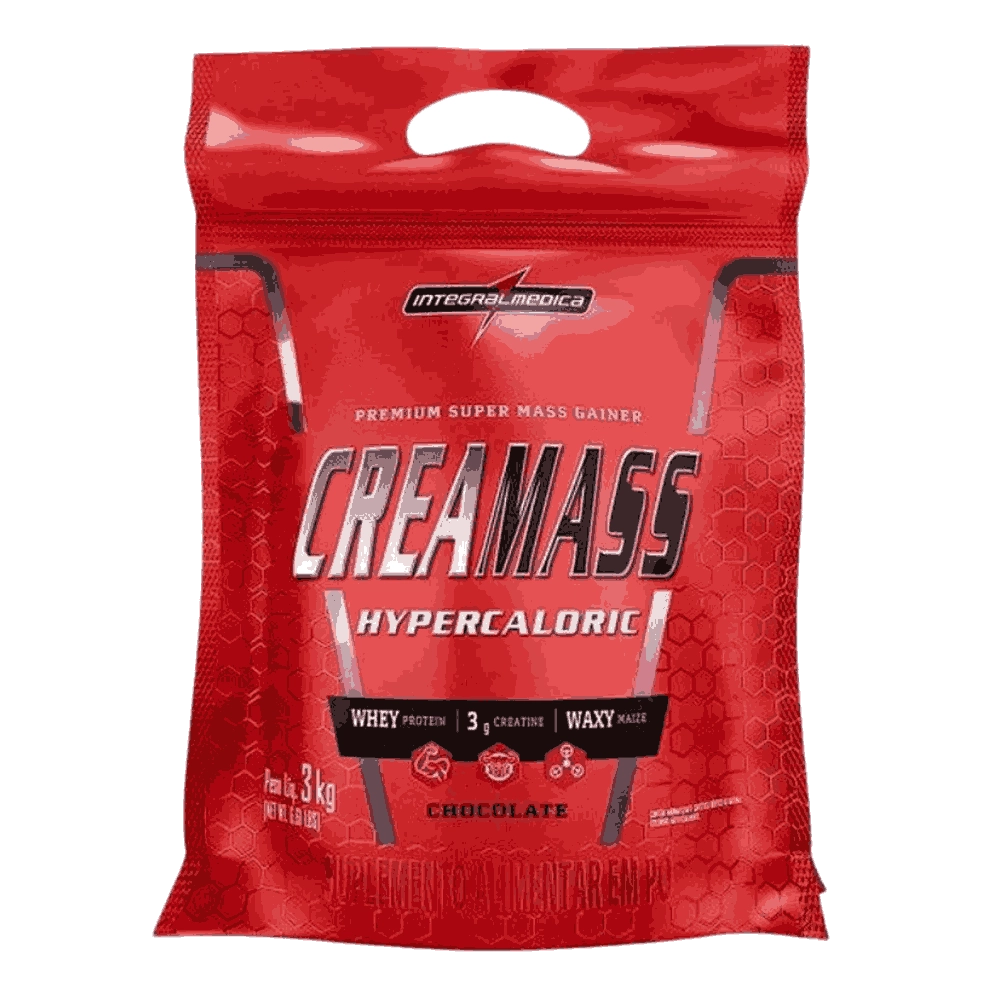Hipercalórico Creamass, Para Ganho de Massa, 3kg Sabores, Integral Médica