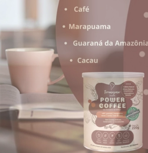 Bebida Energética, Powercoffee, 220g, Terramazonia