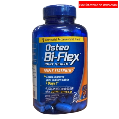 Osteo Bi Flex Força Tripla, 200 Tabletes (Pequena Avaria)