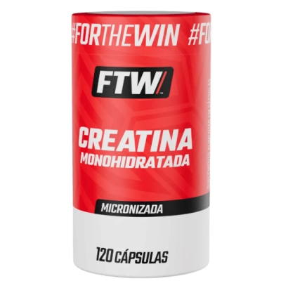 Creatina Monohidratada, 120 Cápsulas, FTW