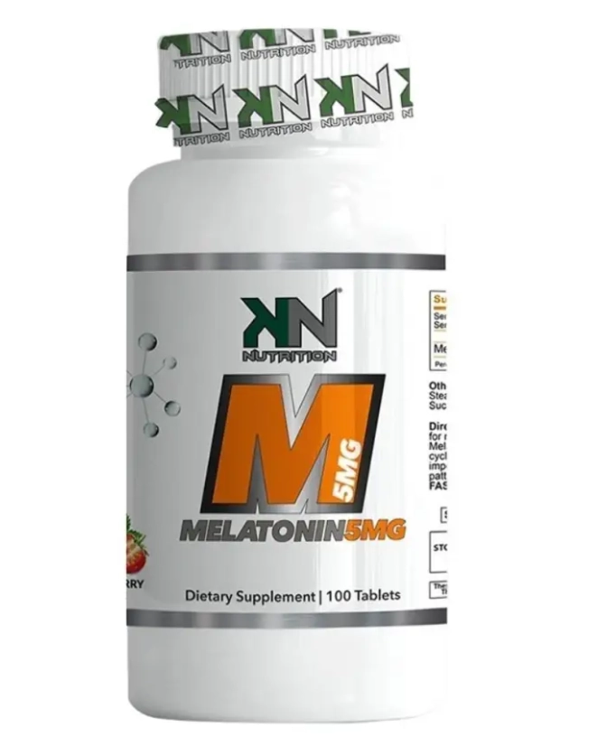 Melatonina 5mg, 100 comprimidos Sublingual de Morango,  KN Nutrition