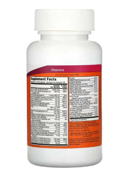 Multivitamínico, Special Two, 120 Cápsulas, Now