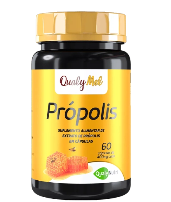 Própolis, 60 Cápsulas, QualyNutri