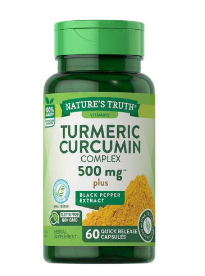 Complexo Turmeric Cúrcuma, 500mg, 60 cápsulas, Nature's Truth
