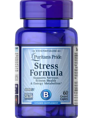 Stress Fórmula, Saúde do Cérebro, 60 Cápsulas, Puritan's Pride