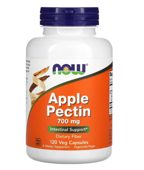 Pectina de Maçã, 700mg, 120 Cápsulas, Now