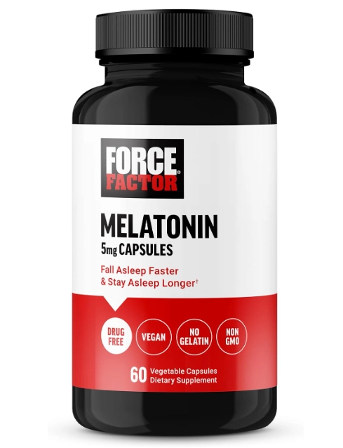 Melatonina 5mg, 60 cápsulas, Force Factor