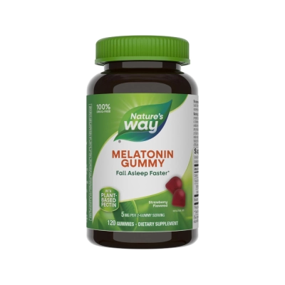 Melatonin Gummy, Strawberry Flavored, 120 Gummies, Nature's Way