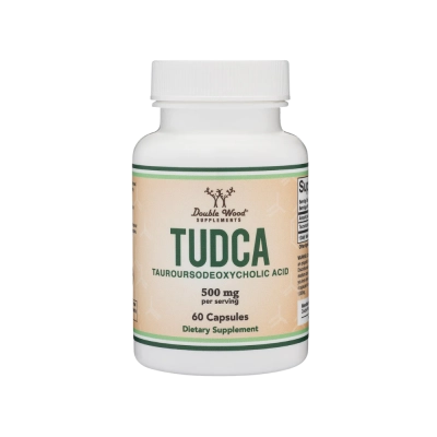 Tudca Tauroursodeoxycholic Acid, 500Mg, 60 Cápsulas, Double Wood 