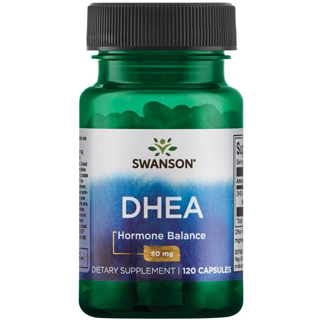 DHEA 50mg | 120 Cápsulas, Swanson