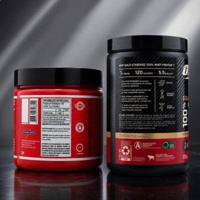 Kit Performance Masculina, Whey Optimum Nutrition 300g + Creatina Integralmédica 300g