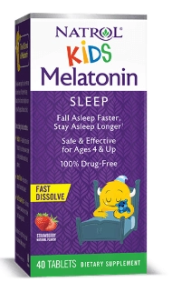 Melatonina Kids 1mg, com Erva-cidreira, 40 Cápsulas, Natrol