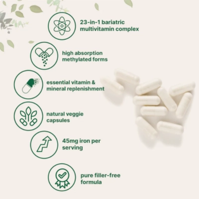 Multivitamínico Bariátrico 45mg, 240 Cápsulas, Micro Ingredients