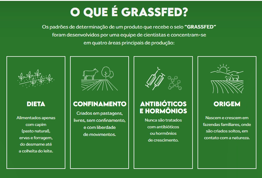Whey Protein Grassfed, Sabor Baunilha, 450g, Pura Vida