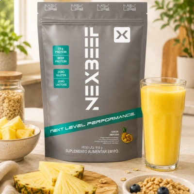 Proteína da Carne NEXBEEF Hidrolisada, Zero Lactose, 910g, Sabores, Nexlife