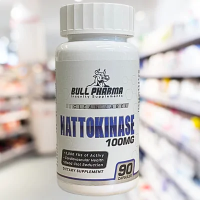 Nattokinase 90 Cápsulas, 100 Mg - Bull Pharma