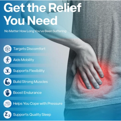 Sciatic Nerve Support Formula, Suporte ao Nervo Ciático e Saúde Nervosa, 120 cápsulas, SciatiEase 