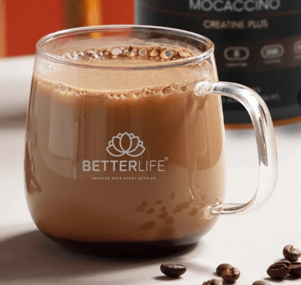 Brain Coffee, Creatine Plus, Sabor Mocaccino 220g, Betterlife
