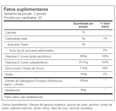 Sleep + Immune Health, Melatonina 3mg, 50 Gomas Sabor Framboesa, Natrol