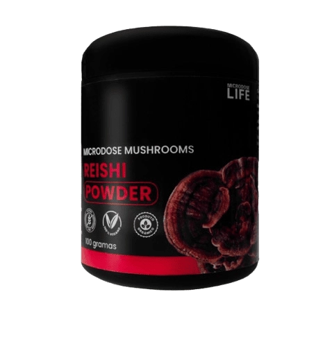 Extrato Puro e Concentrado, Cogumelo Reishi Powder, 100g em Pó, Microdose Life