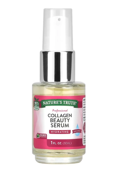 Sérum Profissional com Colágeno, Sem Perfume, 30ml, Nature's Truth