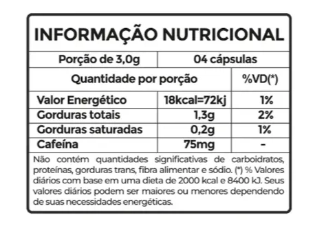 Guaraná com Açaí, 750mg, 60 Cápsulas, Fitoprime