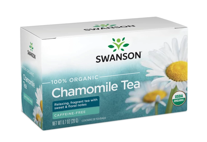 Chá Orgânico 100% Natural Sabores, 20 Sachês, Swanson