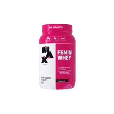 Femini Whey, Com Colágeno, 900g, Max Titanium