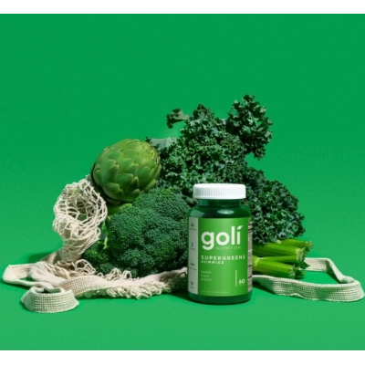 Supergreens, Superalimentos, Vitaminas e Probióticos, 60 Gomas, Golí Nutrition