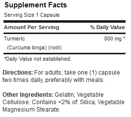 Turmeric Curcumin, Cúrcuma, 800mg,100 cápsulas, Puritan's Pride