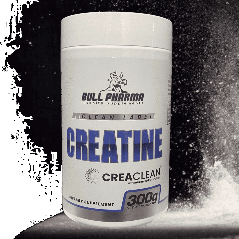 Creatina, 300g Sem Sabor, Bull Pharma