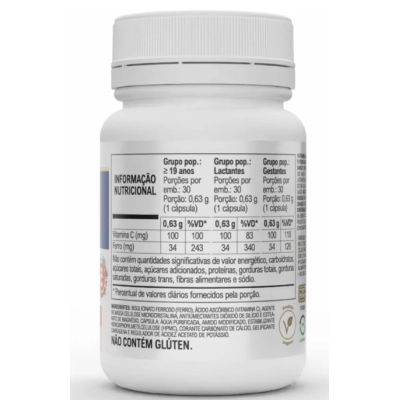 Ferro Quelato Plus, 30 Cápsulas, Vitafor