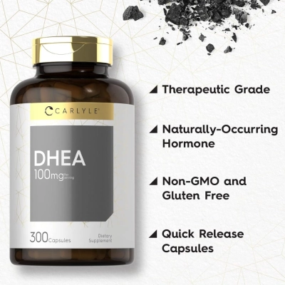 DHEA 100MG, 300 capsulas, Carlyle