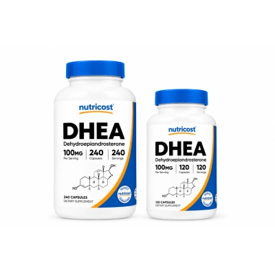 DHEA 100mg, Cápsulas Opções, Nutricost