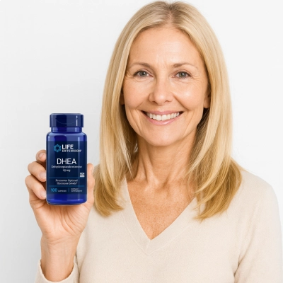 Dhea 25mg, 100 Cápsulas , Life Extension