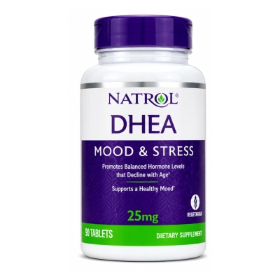 Dhea, 25mg, 90 Comprimidos, Natrol