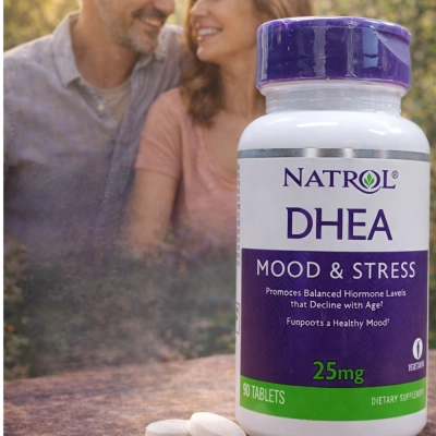 Dhea, 25mg, 90 Comprimidos, Natrol
