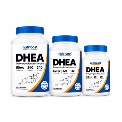 DHEA 50mg, Cápsulas Opções, Nutricost