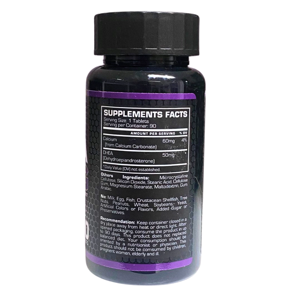 DHEA 50mg, 90 Cápsulas, Lizard