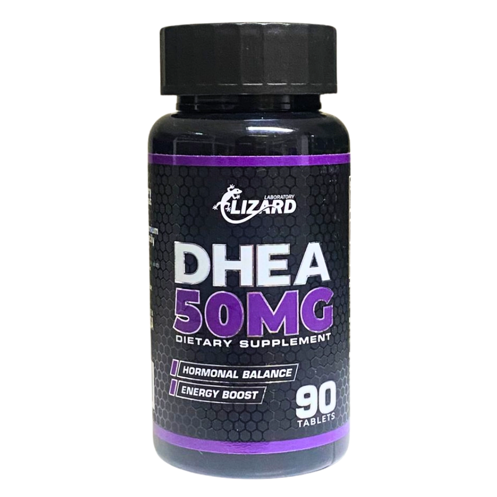 DHEA 50mg, 90 Cápsulas, Lizard