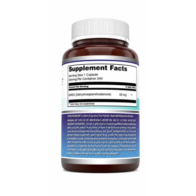 DHEA Micronizado 50mg, Suporte Hormonal e Vitalidade, Energia e Bem-Estar, Opções, Amazing Formulas