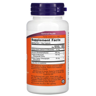 DIM 200mg, 90 Veg Capsules, Now