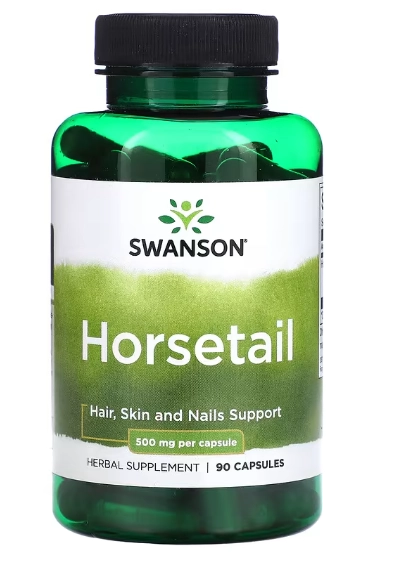 Horsetail, Cavalinha 500mg, 90 Cápsulas, Swanson