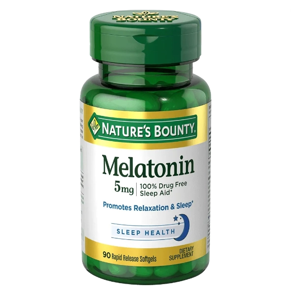 Melatonina, 5mg, 90 cápsulas, Natures Bounty