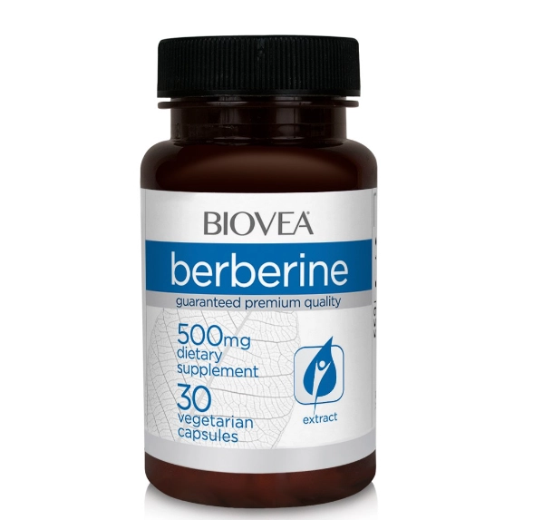 Berberina, 500mg, 30 Cápsulas, Biovea
